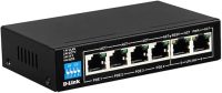 D-LINK 6-PORT GIGABIT LONG RANGE POE+SURVILLANCE SWITCH